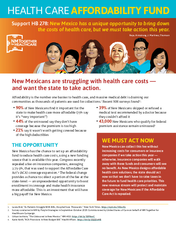 New Mexico Healthcare Affordability Fund