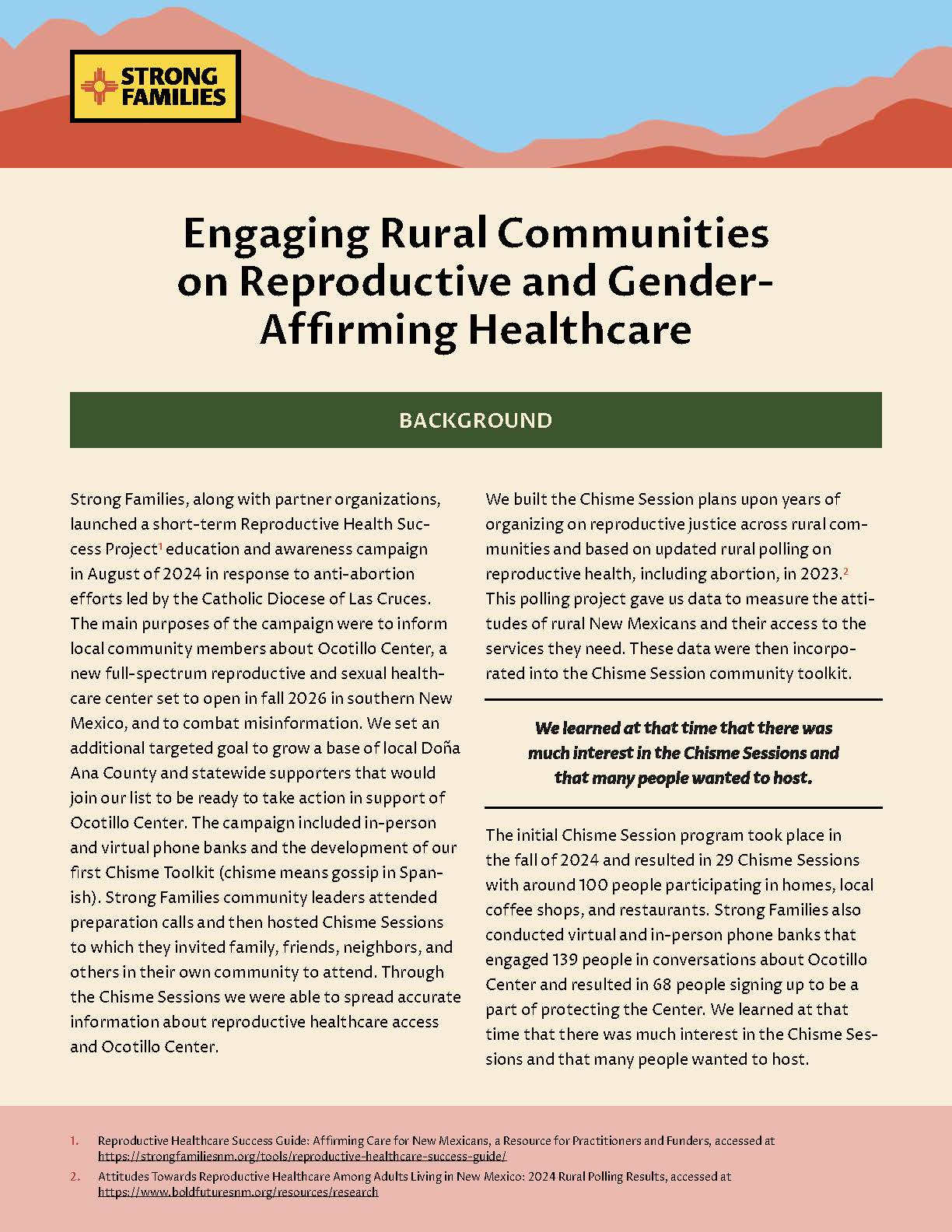 Engaging Rural Communities on Reproductive and Gender-Affirming Healthcare